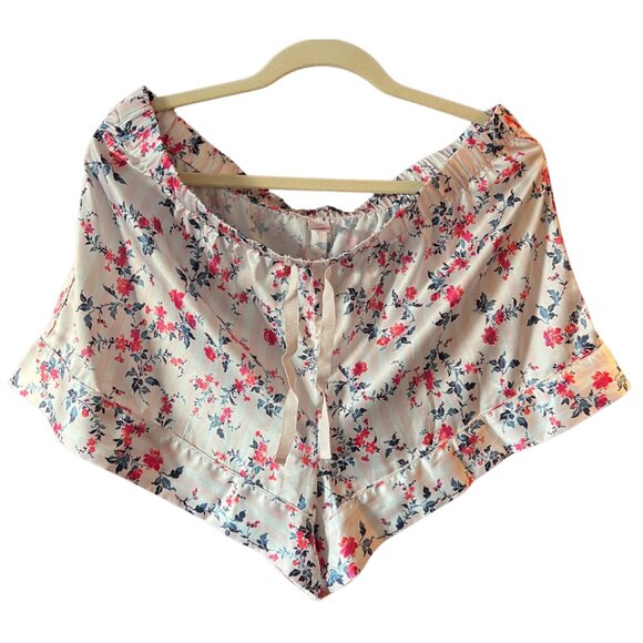 Victoria's Secret Floral Striped Satin Pajama Set XL - Picture 4 of 5